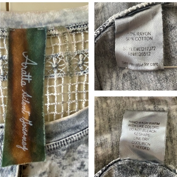 New Aratta Silent Journey Bleach Dye Maxi Dress - Picture 14 of 15